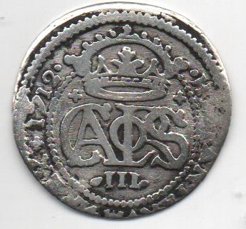 ESPAÑA CARLOS III DEL AÑO 1712 DE 2 REALES